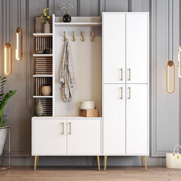 Hanah Home Viyana Da - Blanco y Oro